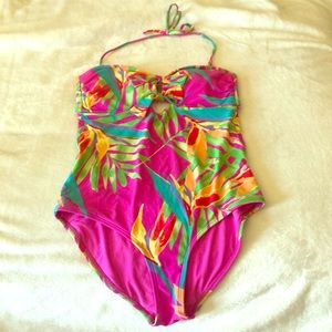 Colorful aerie one piece swimsuit